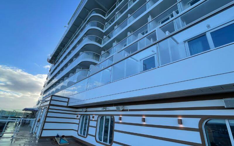 Carnival Rooms with extra large balconies