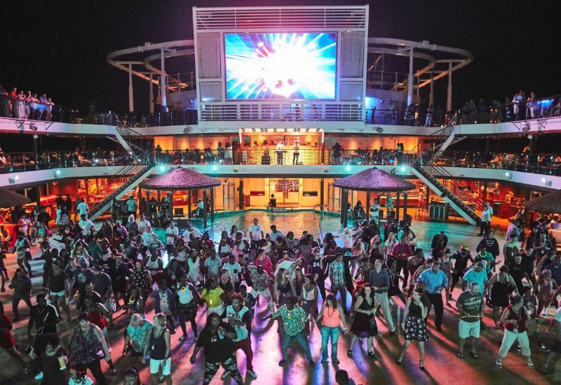 Carnival Vista Lido Deck Party