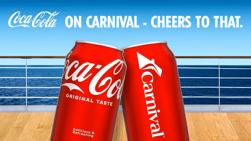 Carnival cruises and Coca Cola