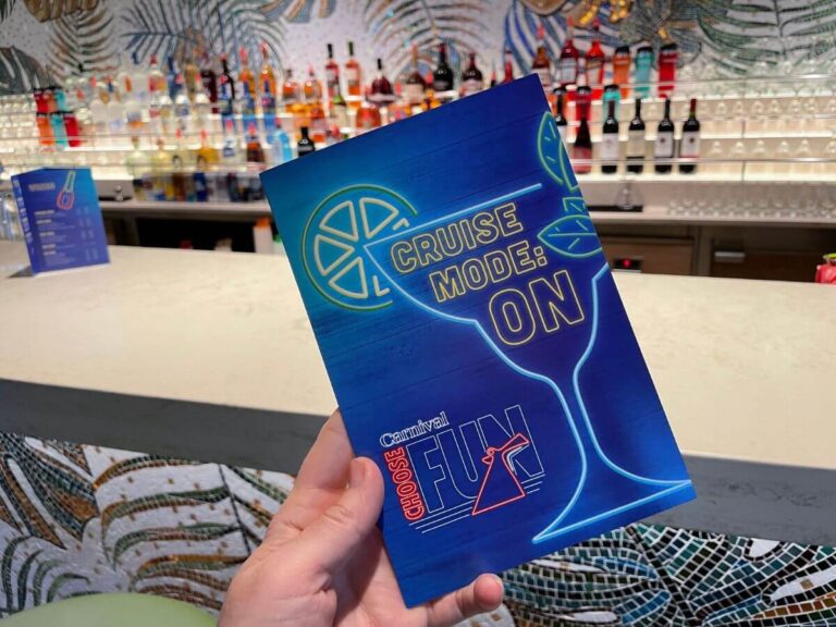 Carnival Cruise Drink Menus & Prices (2024)