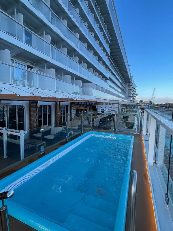 Carnival rooms with shaded balconies