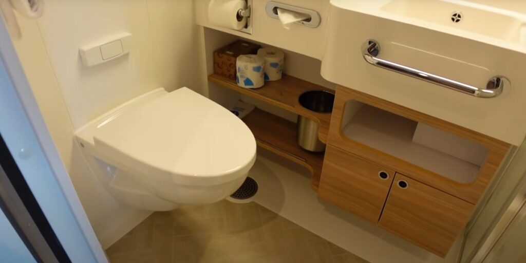 Carnival cabin bathroom