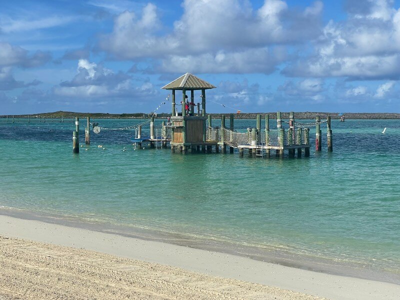 Castaway Cay pier jump