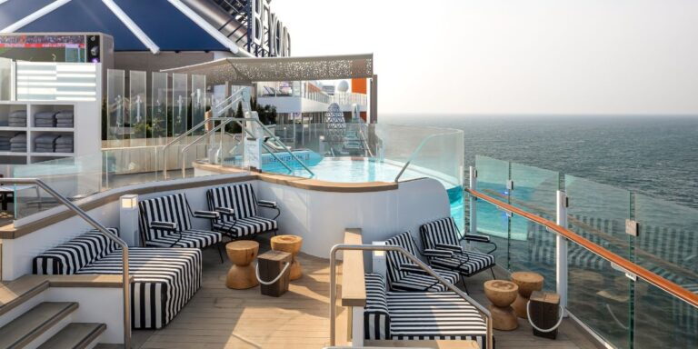Celebrity Beyond's lounge deck