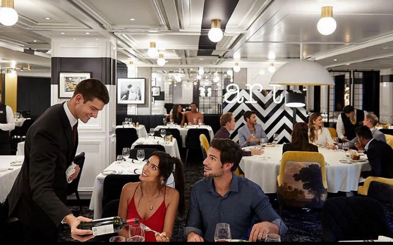 Celebrity edge - dining service