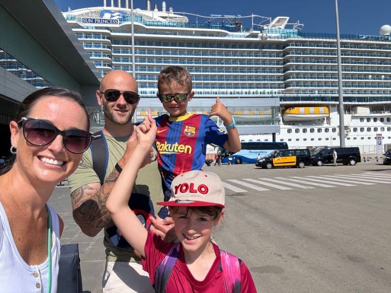 Checking in for a Princess Cruise