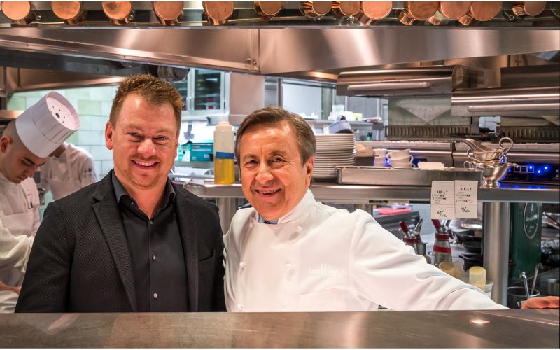 Celebrity Cruises, AVP Food and Beverage Operations, with Chef Daniel Boulud at Daniel