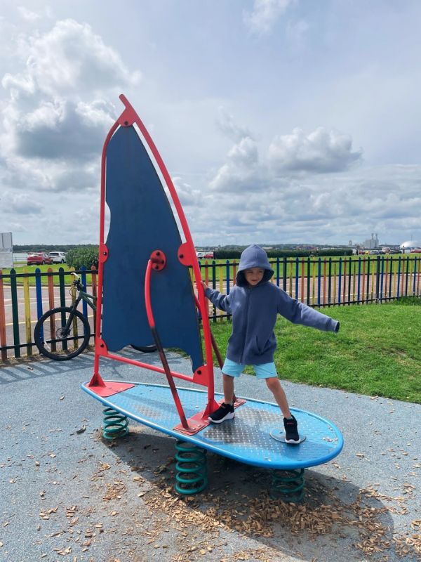 Child at Mayflower Park