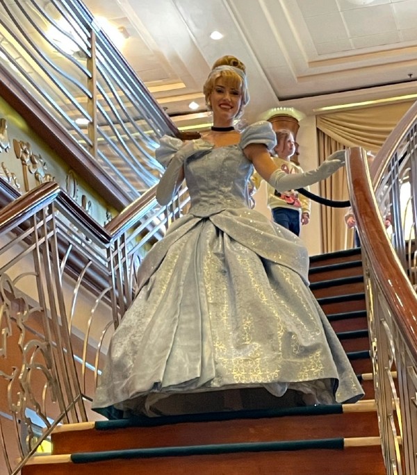 Cinderella on a Disney cruise
