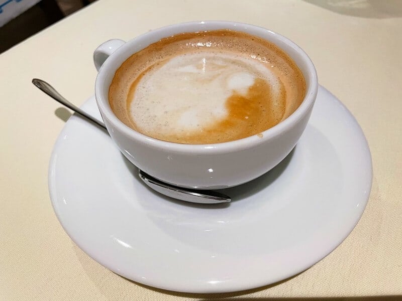 Coffee with soya milk