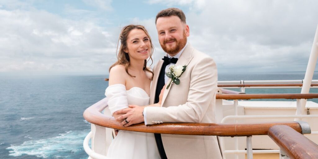 Couple getting married on P&O cruise ship