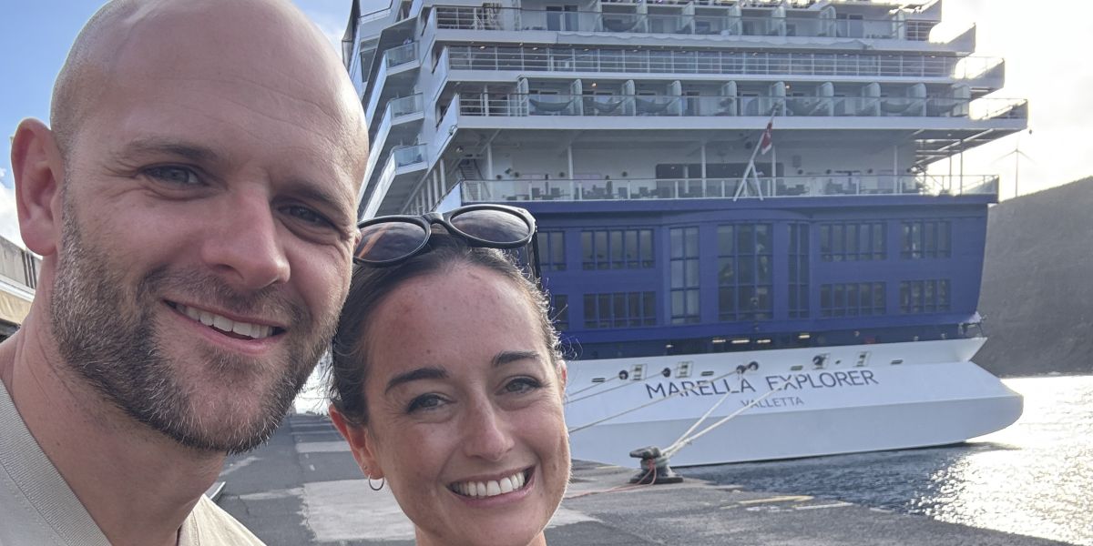 Couple on a Marella cruise
