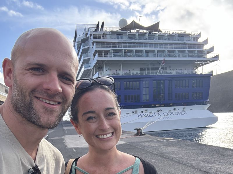 Couple on a Marella cruise