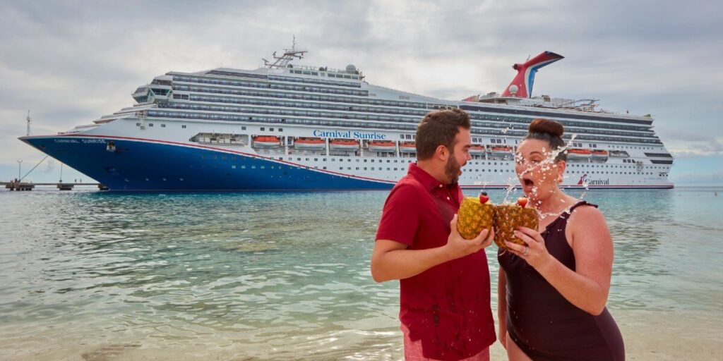 pineapple on a cruise ship