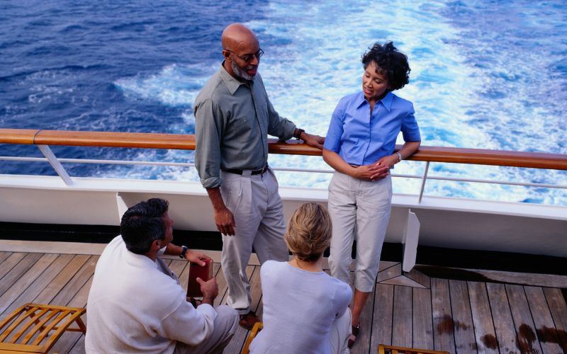 Couples on a Cruise Ship