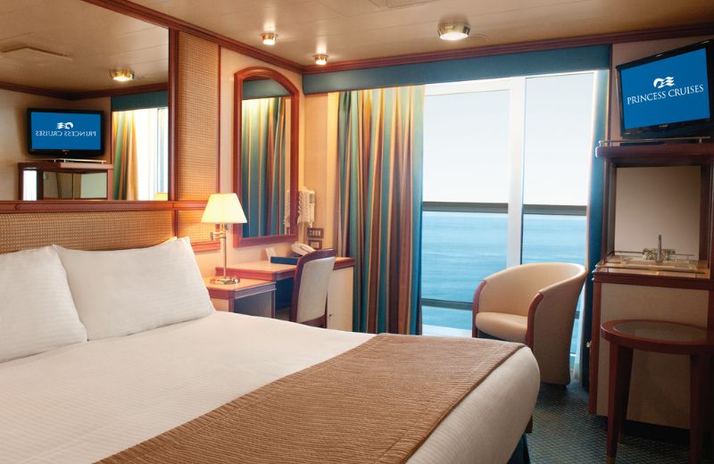 crown princess balcony cabin