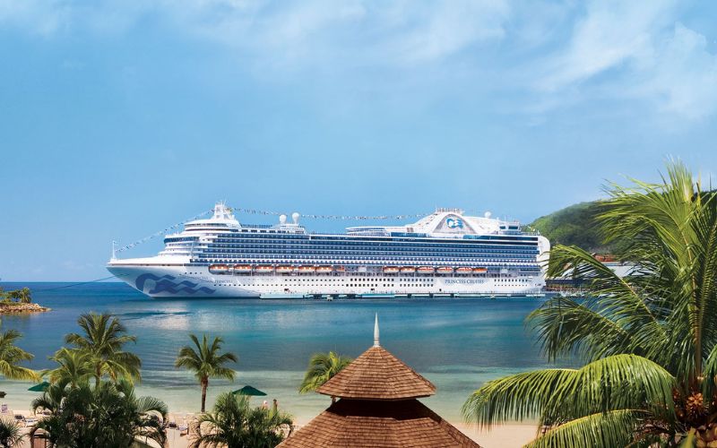 Crown Princess in Caribbean