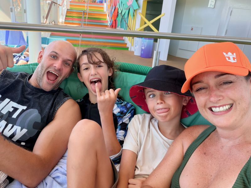 Cruise Mummy family on Royal Caribbean ship