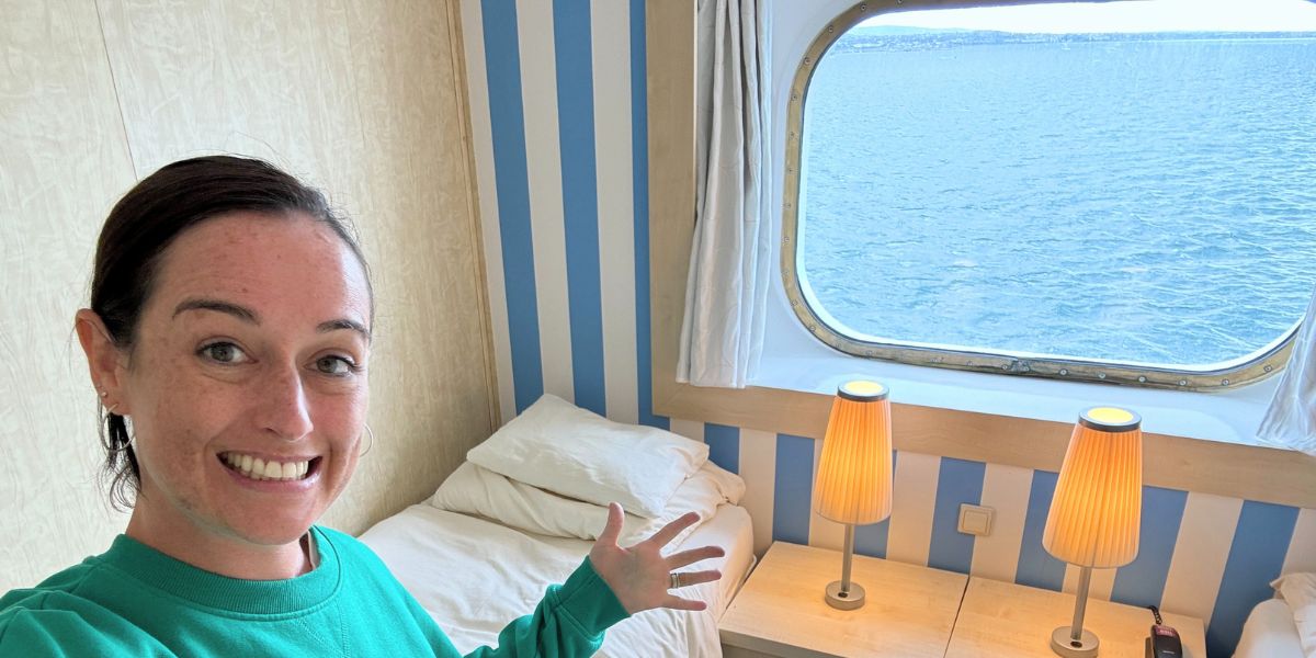 Cruise Mummy in Ocean View Cabin