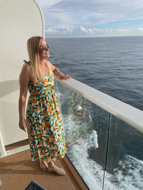 enjoying the view on Anthem of the Seas