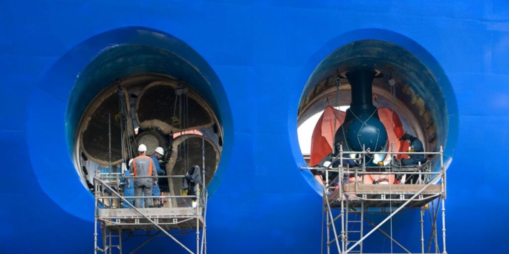 Cruise Ship Propellers