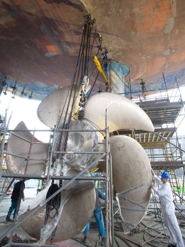 Cruise Ship Propeller