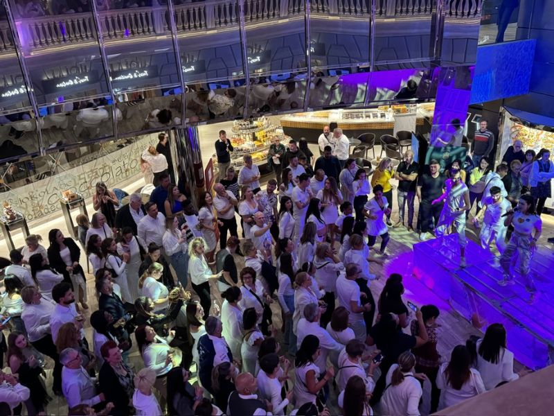 White Night party on MSC Euribia