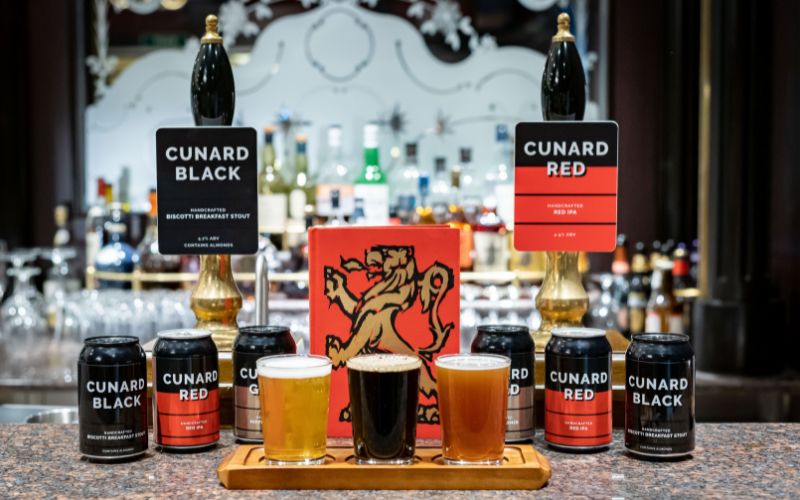 Cunard Beers at Golden Lion