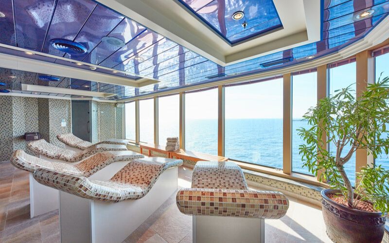 Spa on Cunard cruise ship