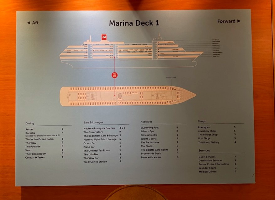 Deck 1 map