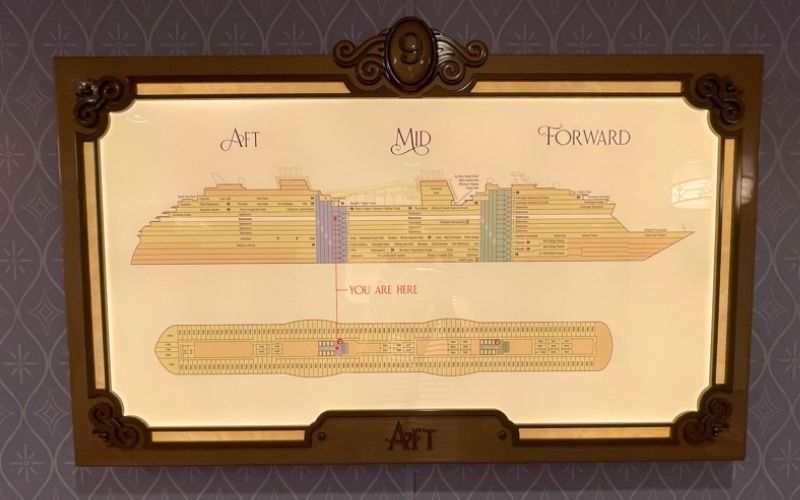 Deck 2 location on the ship