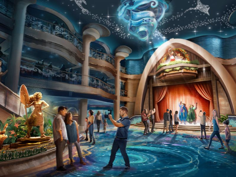 Disney Believe Grand Hall Moana Theme