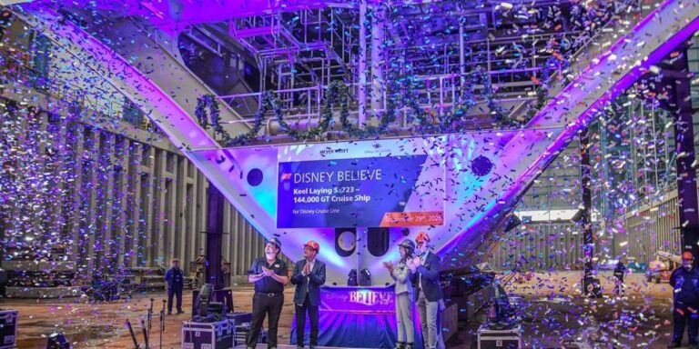 Disney Believe Keel Laying Ceremony