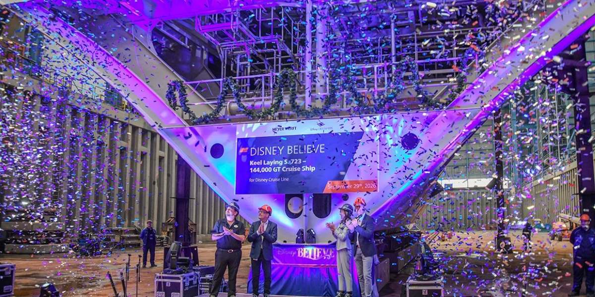Disney Believe Keel Laying Ceremony