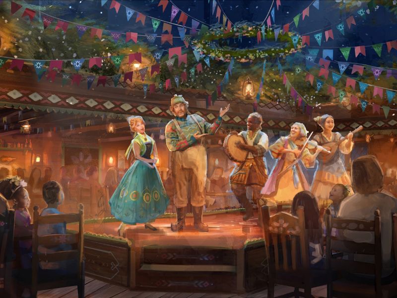 Disney Believe Oakens Table