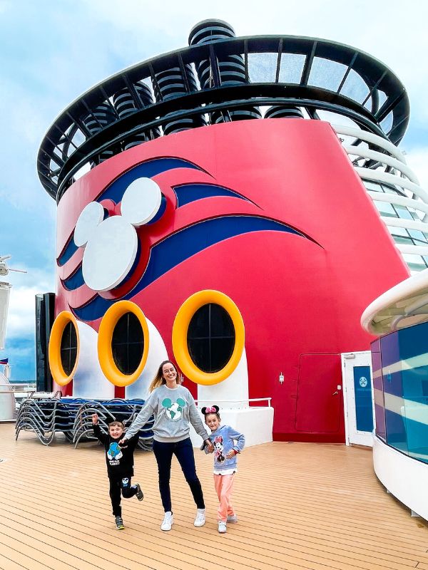 My family on a Disney Cruise 
