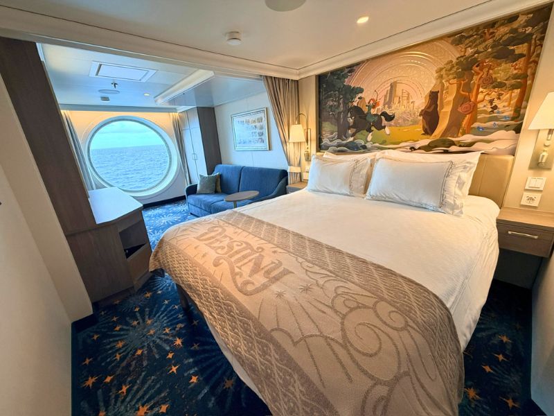 Disney Destiny Deluxe Family Oceanview Stateroom (Categories 8B & 8C)