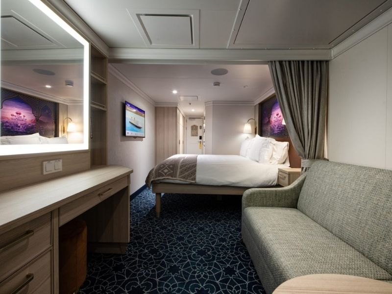 Disney Treasure Deluxe Oceanview Stateroom
