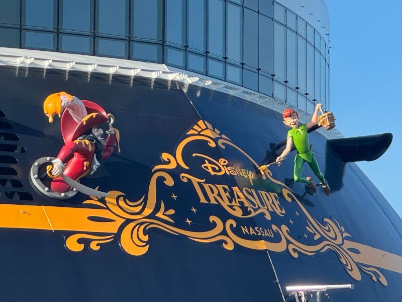Disney Treasure characters on back