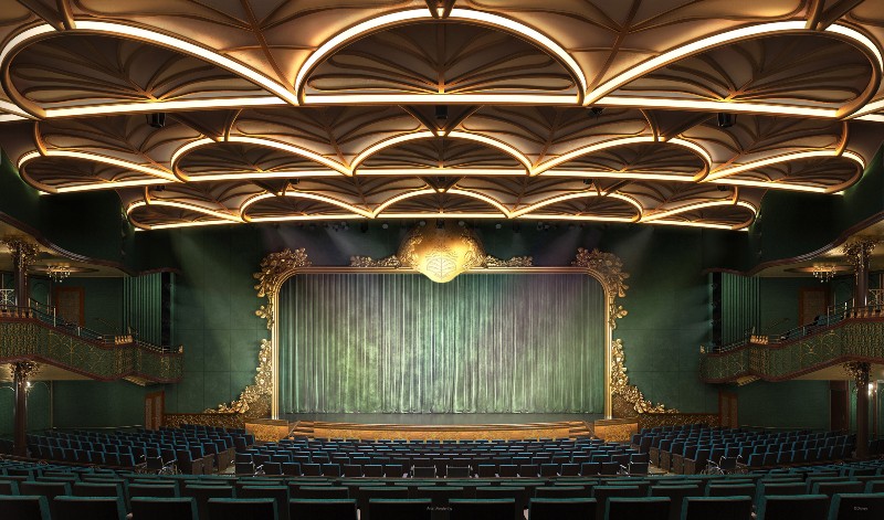 The Walk Disney Theatre on Disney Wish