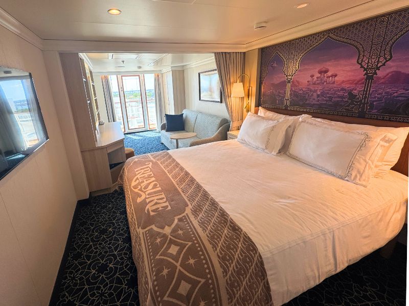 Balcony stateroom on the Disney Wish