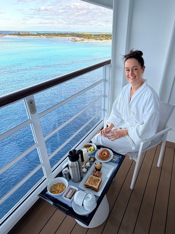 breakfast on the balcony