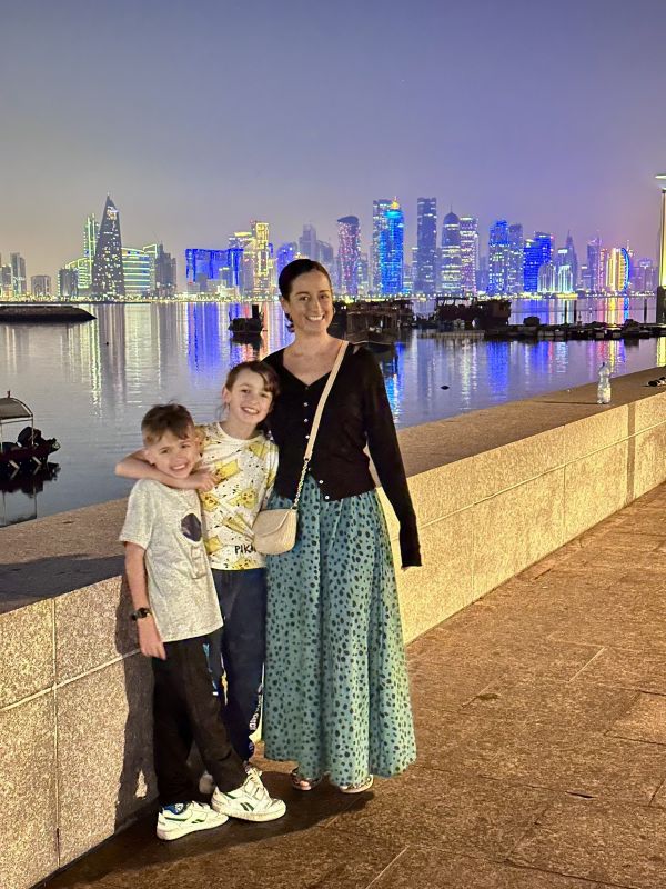 Cruise Mummy family in Doha