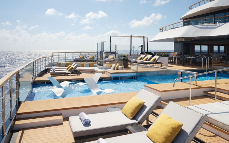 Pool on Ritz Carlton Yacht