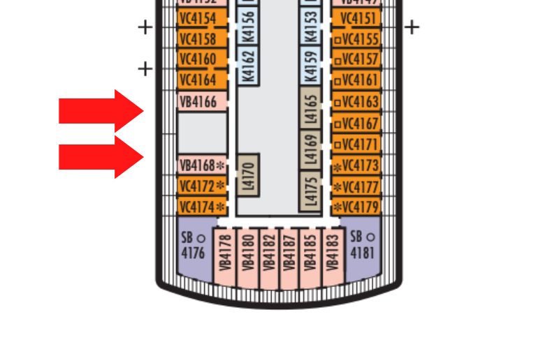 huge balconies on Eurodam