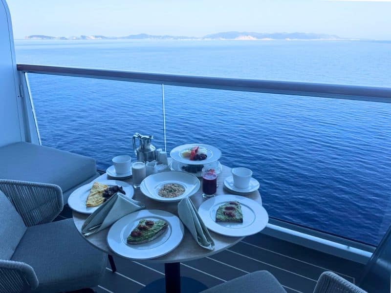 Explora Journeys in-suite dining