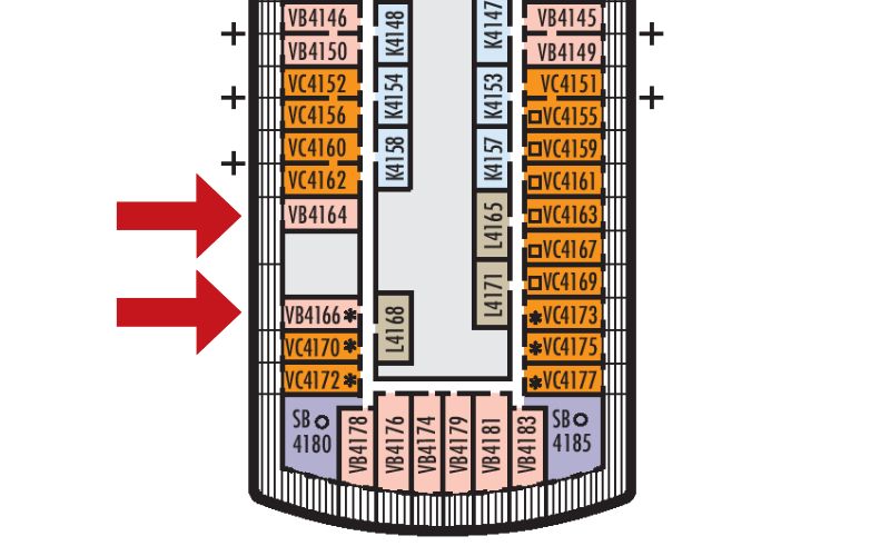 Extended Balcony Rooms on MS Westerdam