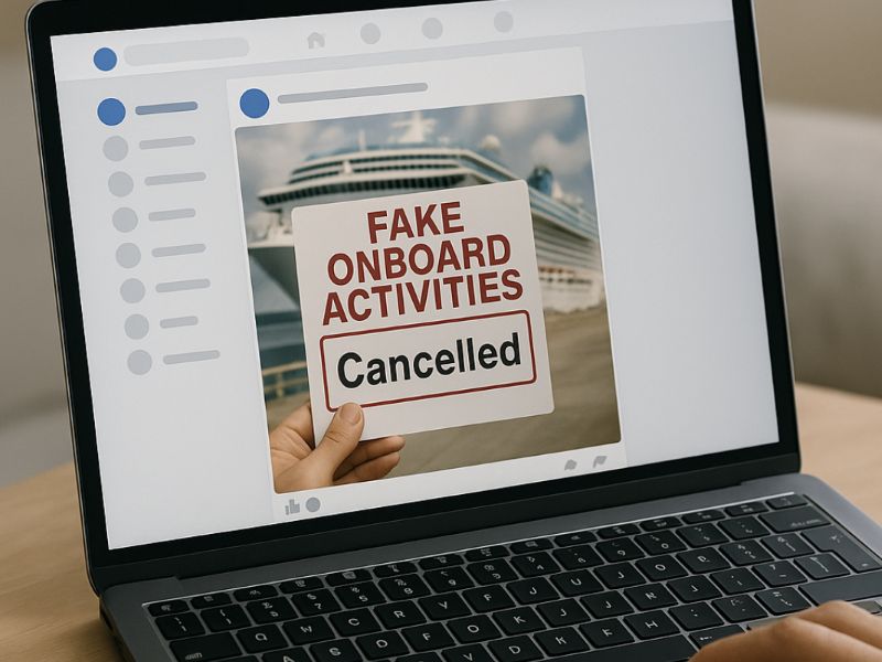 Fake onboard activities scams