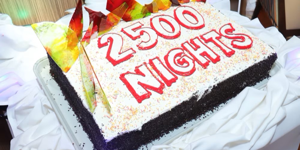 2500 Nights Cake With Fred Olsen