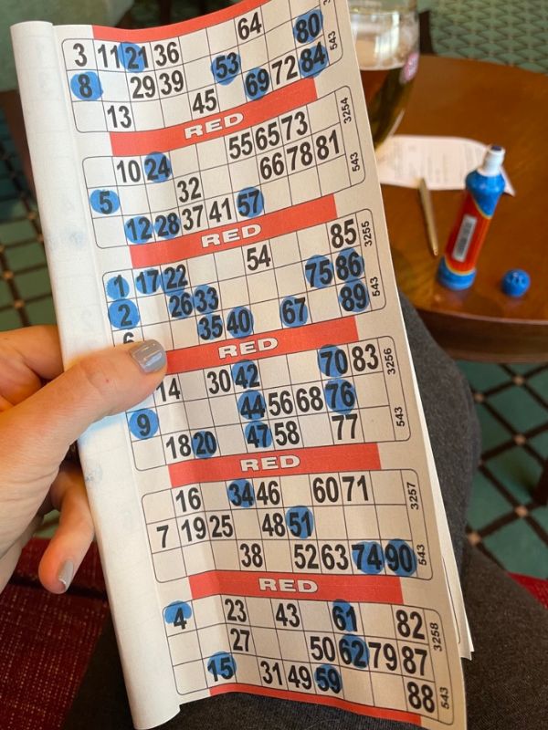 Fred Olsen Bingo ticket